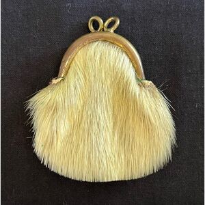 Vintage Fur Coin Purse